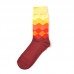 Men Sub  gradient Cotton Breathable Socks Comfortable Casual Sports Long Tube Socks