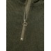 Mens Corduroy Front Zipper Double Pocket Hooded Sweatshirts